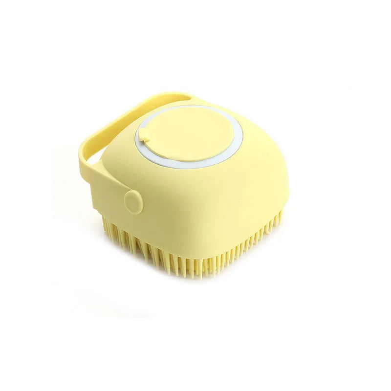 2-in-1 Silicone Pet Bathing Brush